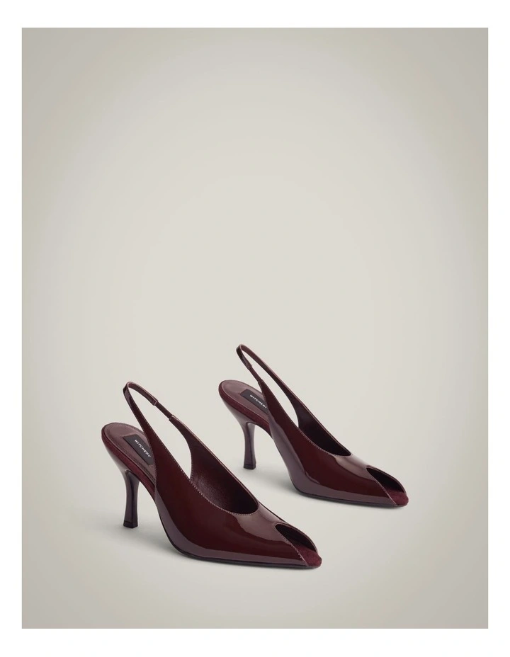 Naomi Peep Toe Heels in Fig image 4