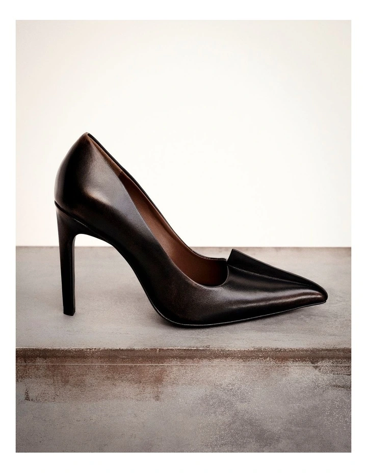 Sharp Pump Heels in Black image 1