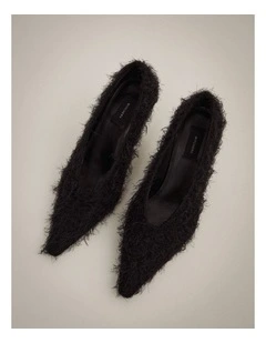 Brixley Textured Heels in Black