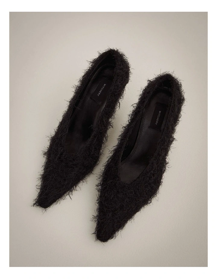 Brixley Textured Heels in Black image 1