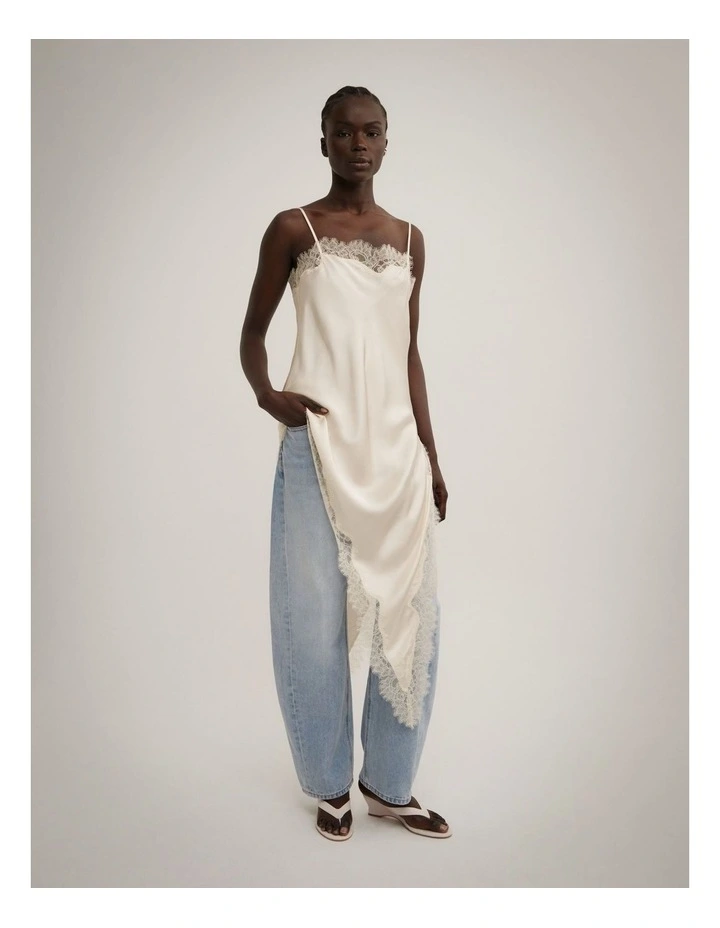 Amalia Wedge Heels in Chalk image 2