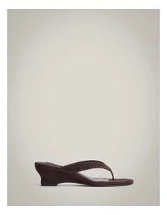 Amalia Wedge Heels in Espresso