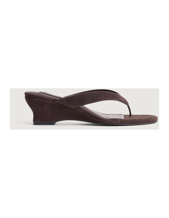 Amalia Wedge Heels in Espresso image 1