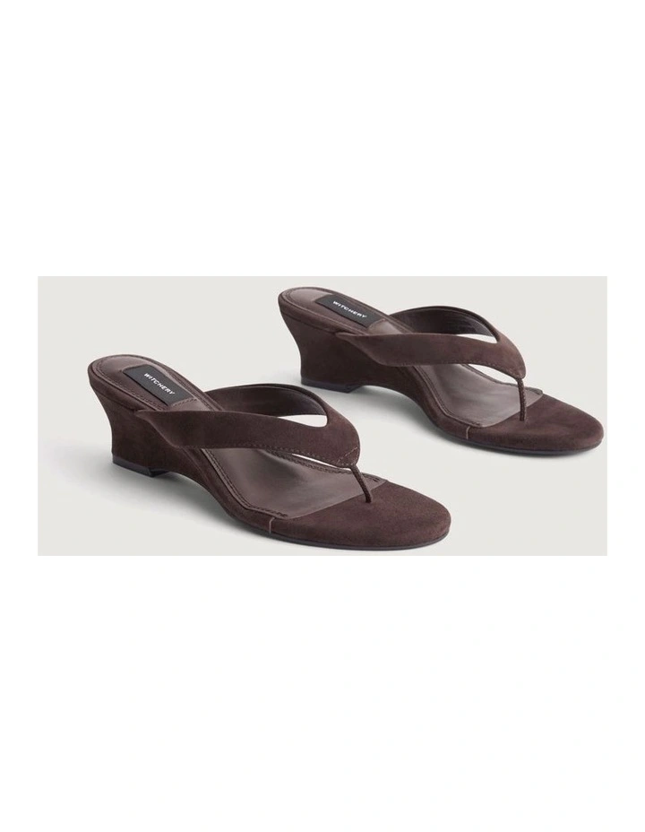 Amalia Wedge Heels in Espresso image 2