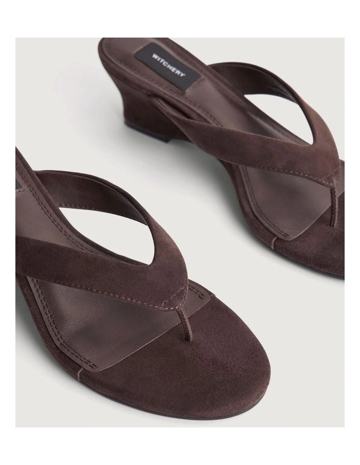 Amalia Wedge Heels in Espresso image 3