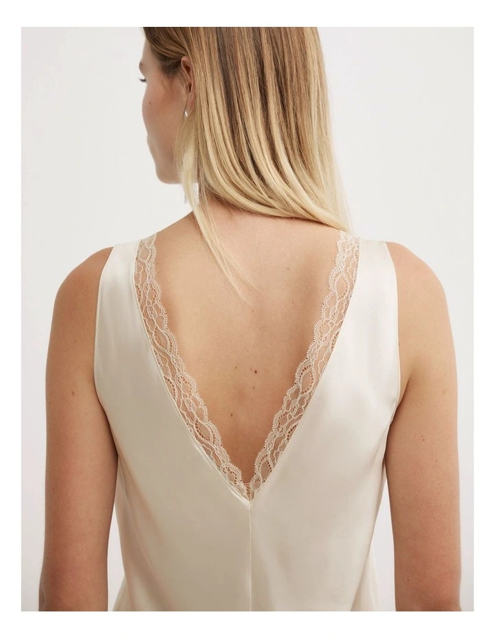 Trim Detail Cami in Vanilla image 4