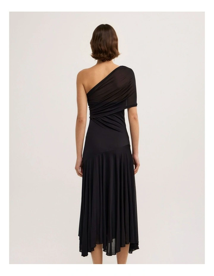 Wrapped Shoulder - Lara Worthington Dress in Black image 6