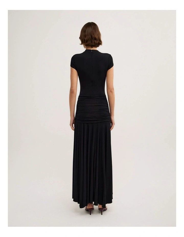 Asymmetric T-shirt Dress - Lara Worthington in Black image 6