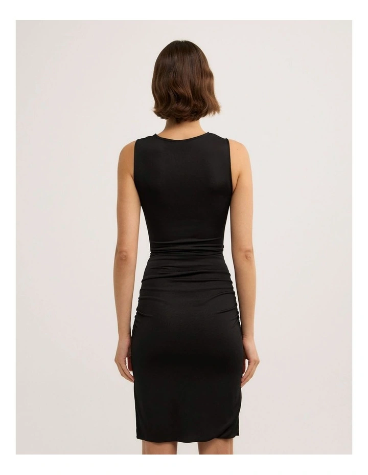 Tie Detail Dress - Lara Worthington in Black image 6