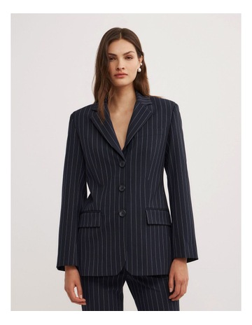 Navy Pinstripe colour