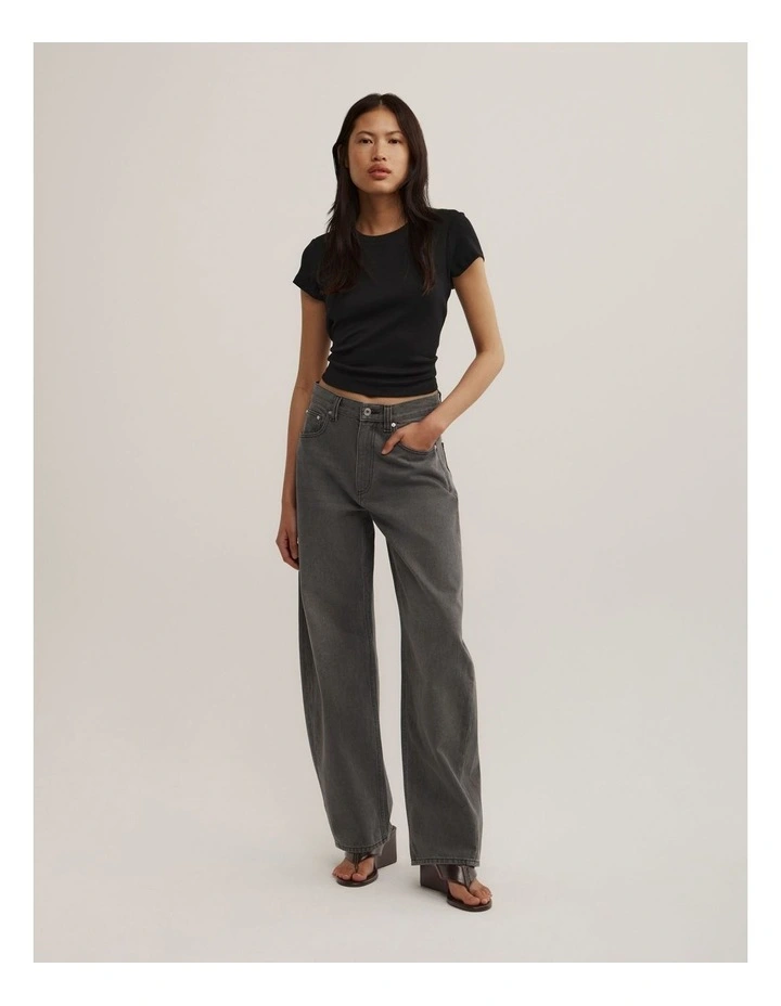 Soft Curve Jeans in Storm Grey image 3