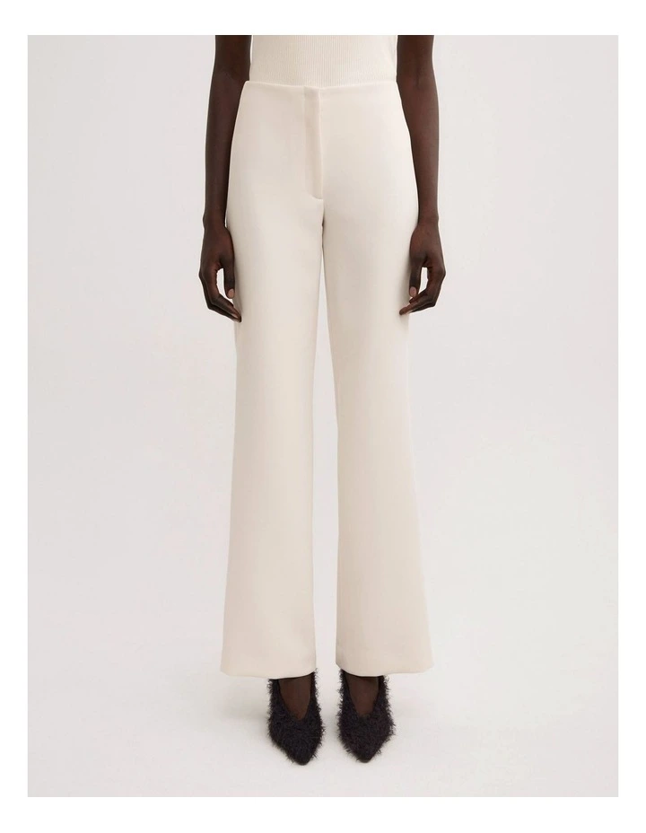 Slim Clean Pants in Vanilla image 2