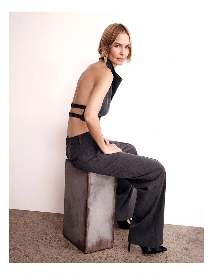 Tailored Trousers in Charcoal image 1