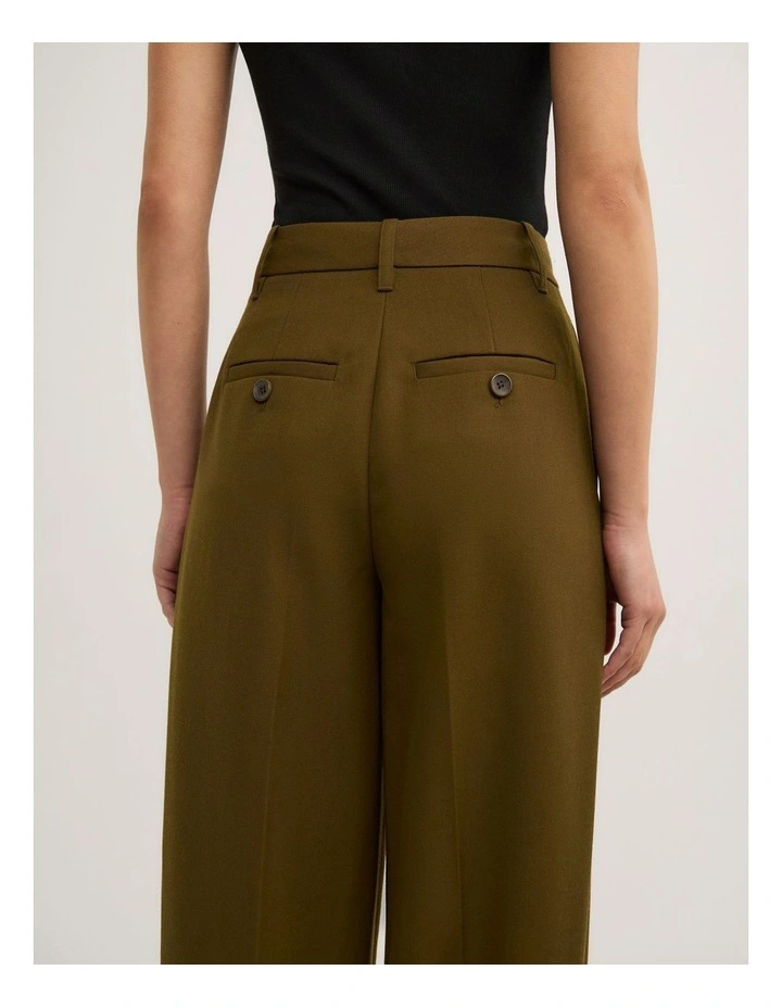 Barrel Trousers in Khaki image 5