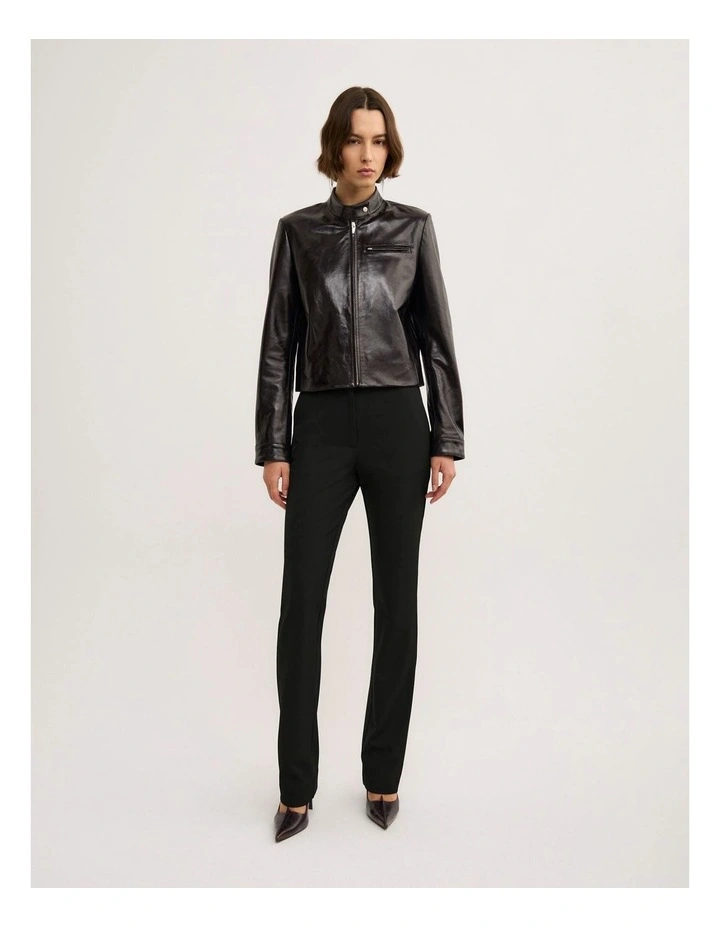 Bootcut Pants in Black image 4