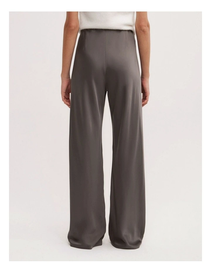 Bias Cut Pants in Charcoal image 4