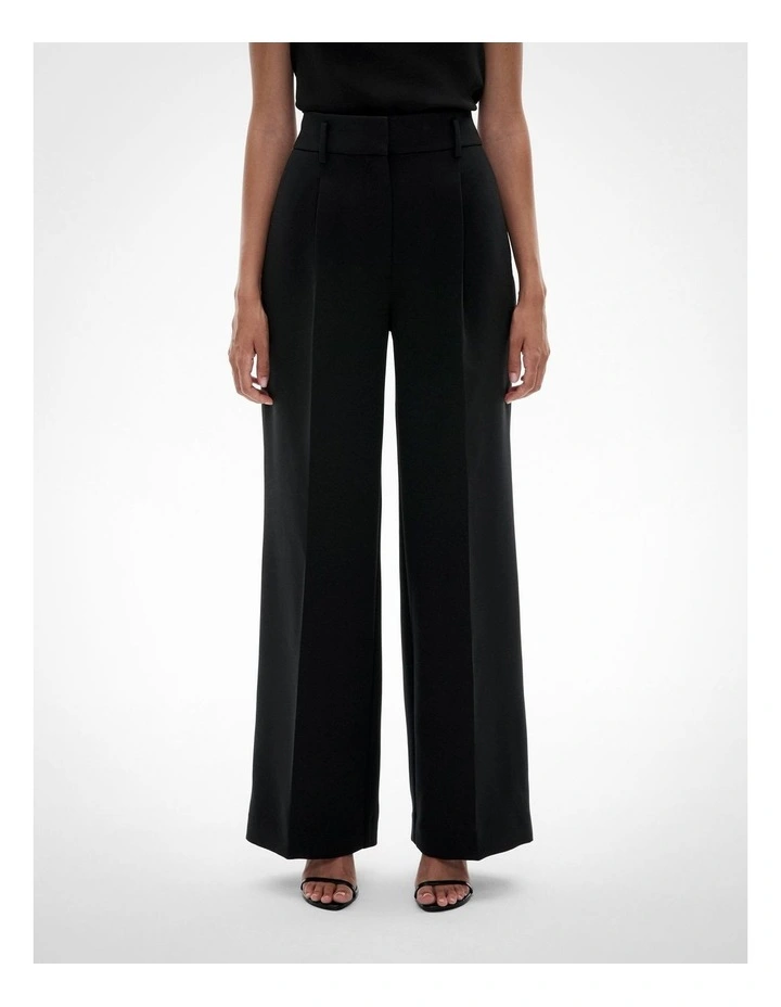 Pick Stitch Pants in Black image 1