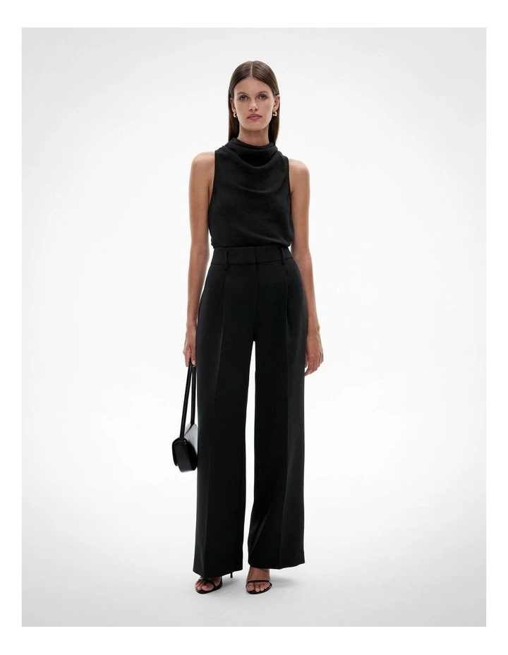 Pick Stitch Pants in Black image 2