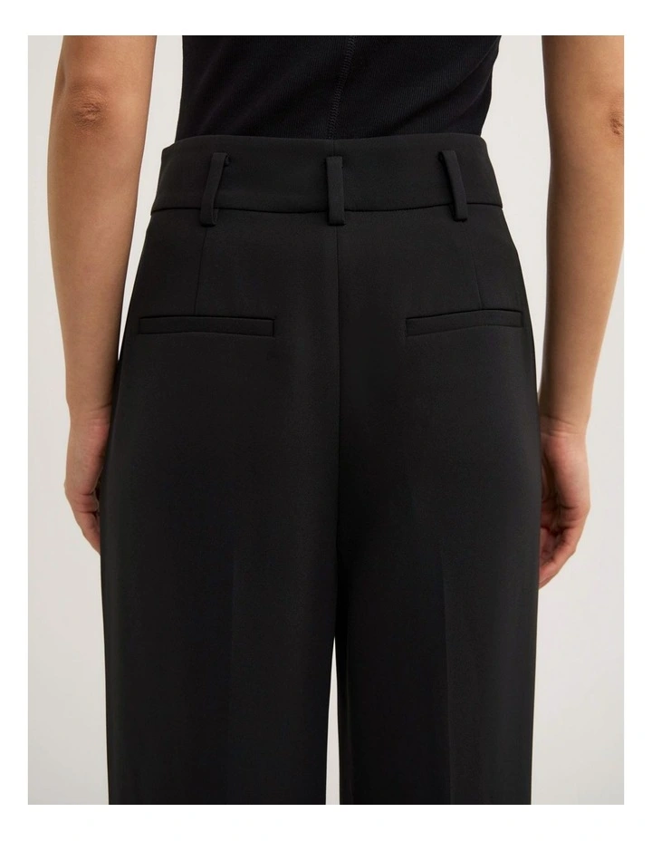 Pick Stitch Pants in Black image 4