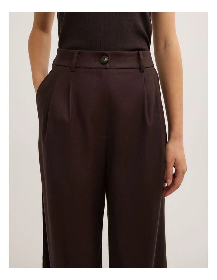Fluid Pants in Espresso image 3