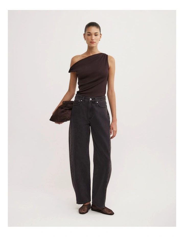 Twist Asymmetric Top in Espresso image 2