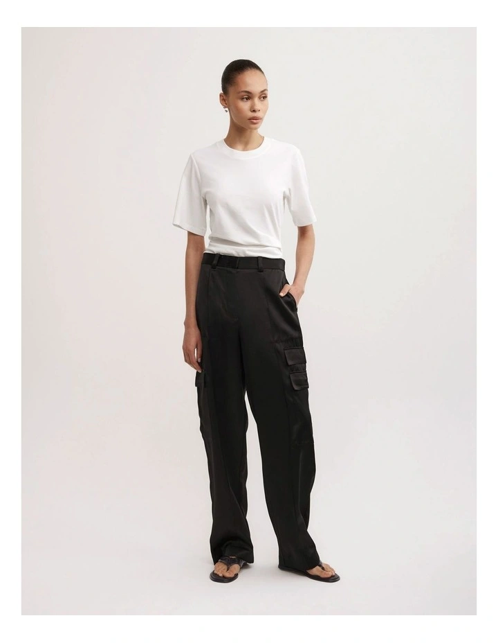 Wrap T-shirt in Fresh White image 2