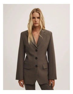 Houndstooth Blazer in Houndstooth