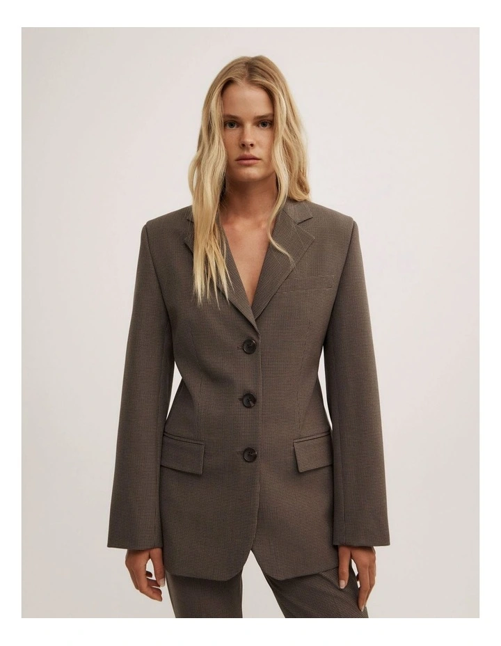 Houndstooth Blazer in Houndstooth image 1