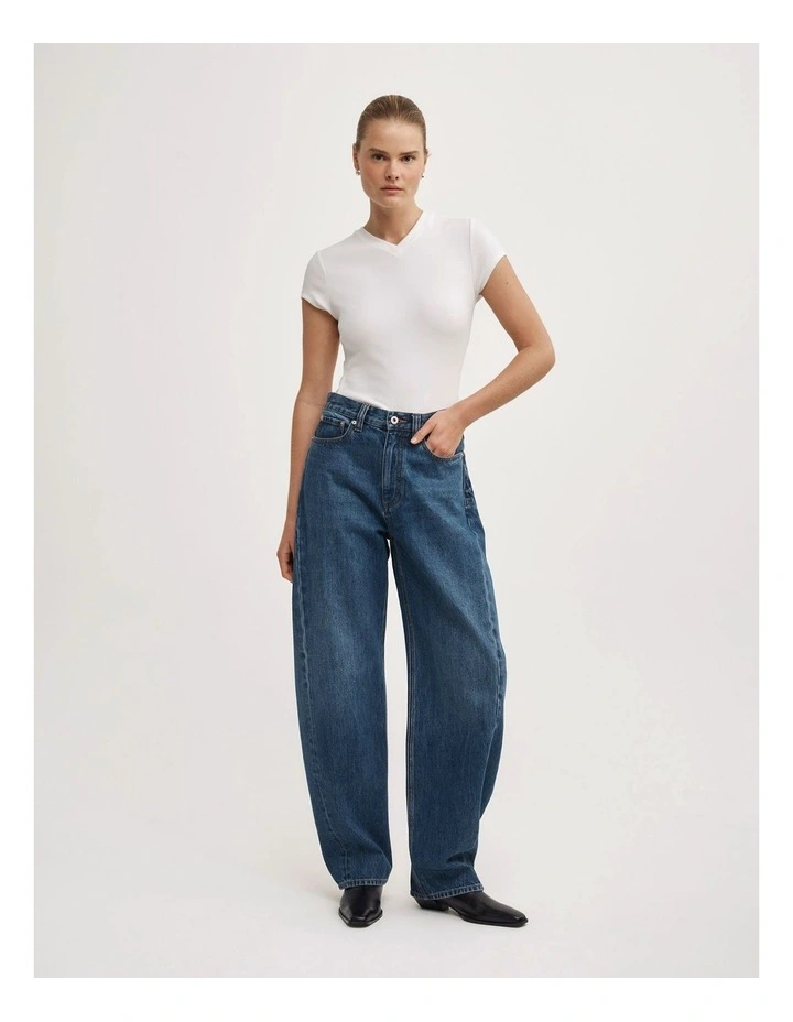 Barrel Leg Jeans in Pacific Wash image 1