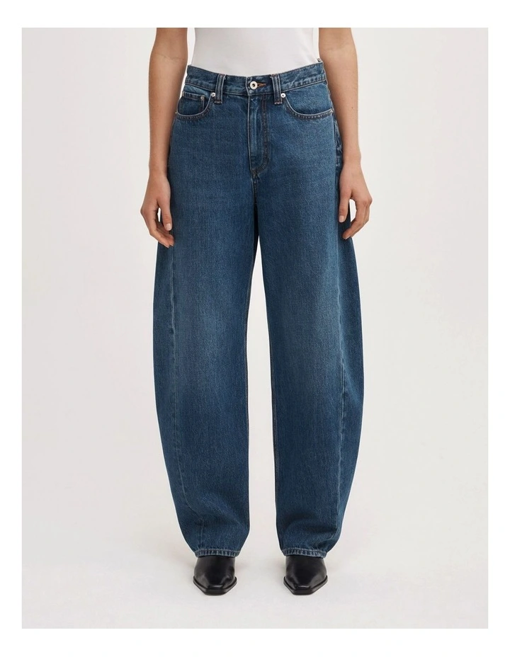 Barrel Leg Jeans in Pacific Wash image 2