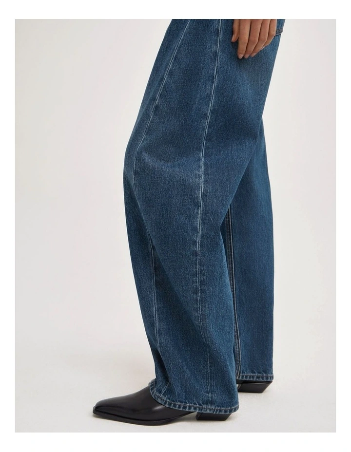 Barrel Leg Jeans in Pacific Wash image 4