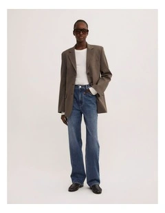 Full Length Straight Jean in Sorrento Blue