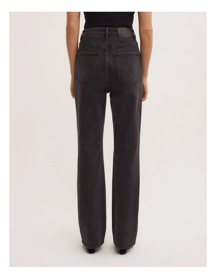 Slim Jeans in Washed Black image 6