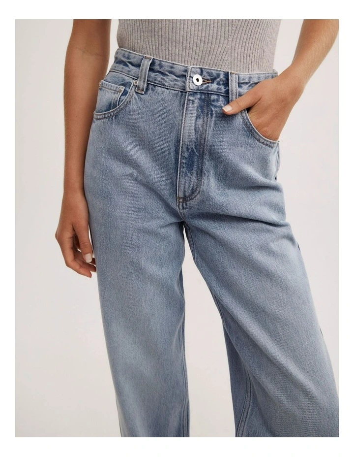 Stovepipe Jeans in Powder Blue image 3