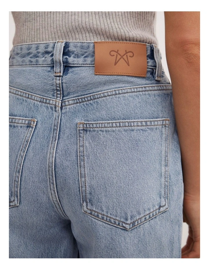 Stovepipe Jeans in Powder Blue image 5