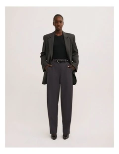 Barrel Pants in Charcoal