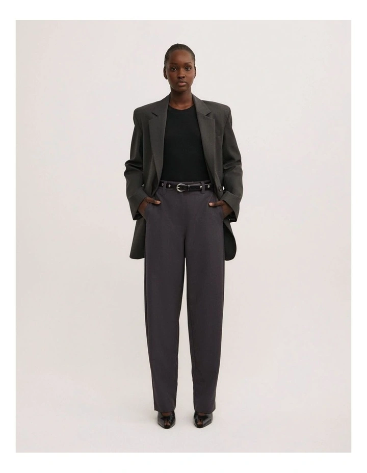 Barrel Pants in Charcoal image 1