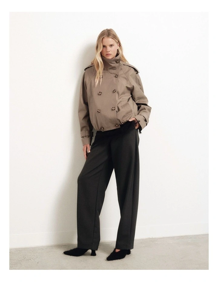 Barrel Pants in Charcoal image 6