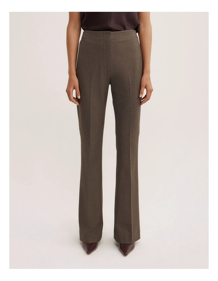 Slim Flare Pants in Houndstooth image 2