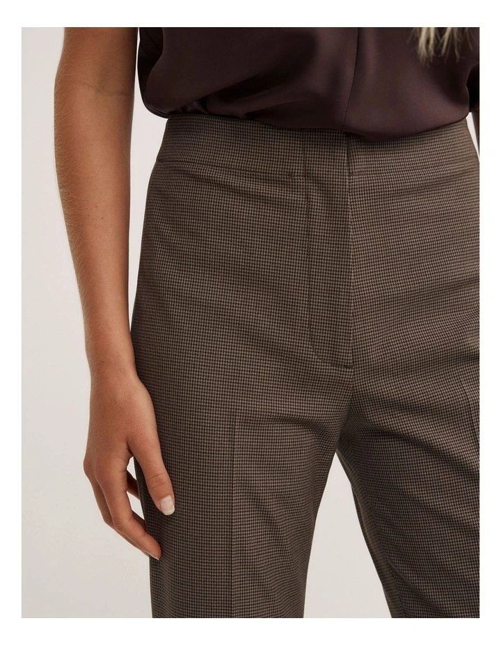 Slim Flare Pants in Houndstooth image 3