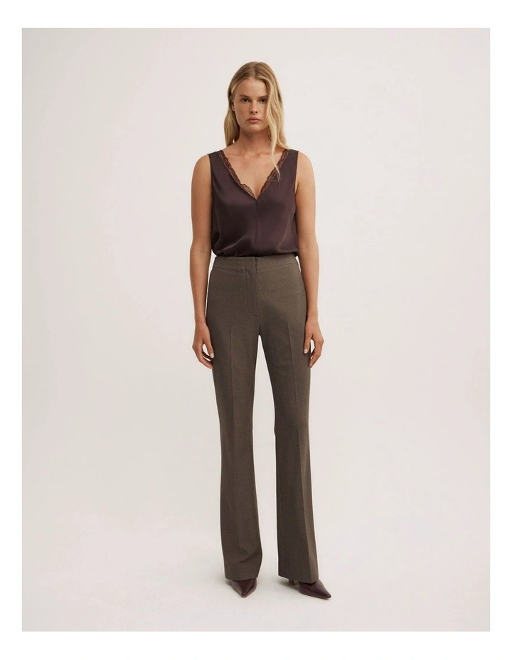 Slim Flare Pants in Houndstooth image 4