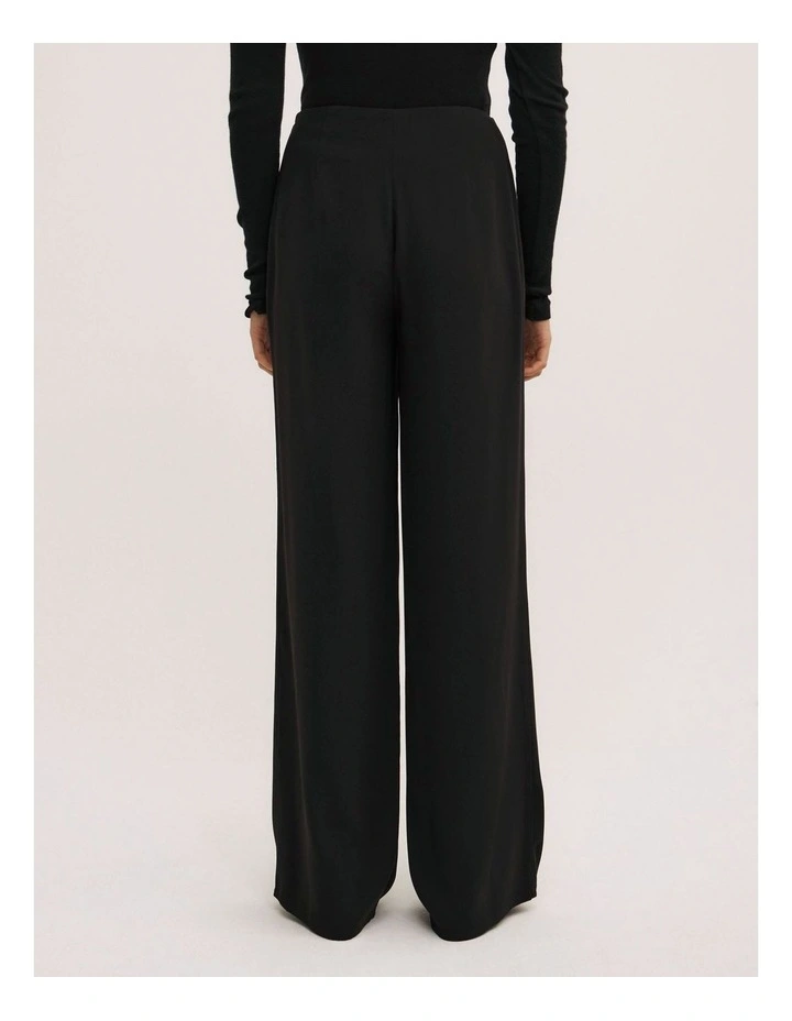 Crepe Pants in Black image 5