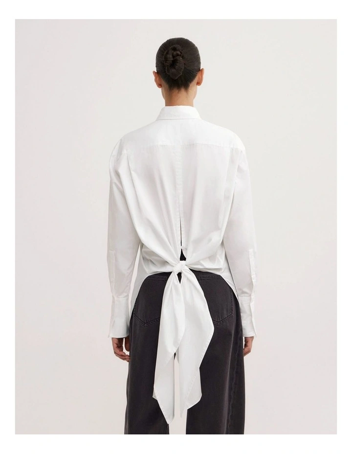 OCRF Longline White Shirt - St. Agni in Fresh White image 6