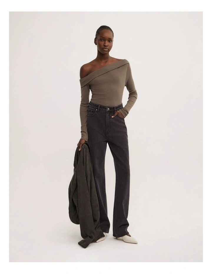 Asymmetric Long Sleeve Top image 2