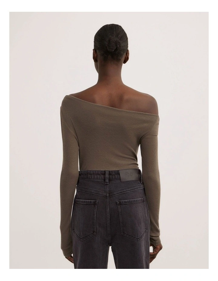 Asymmetric Long Sleeve Top image 4