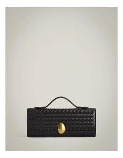 Erin Top Handle Bag in Black