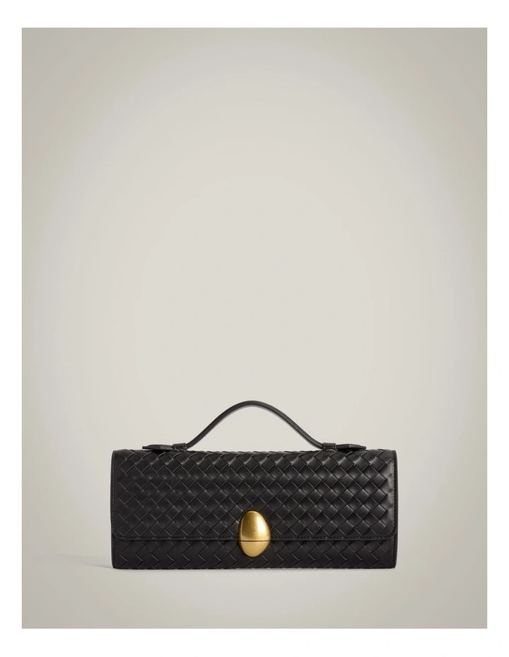 Erin Top Handle Bag in Black image 1