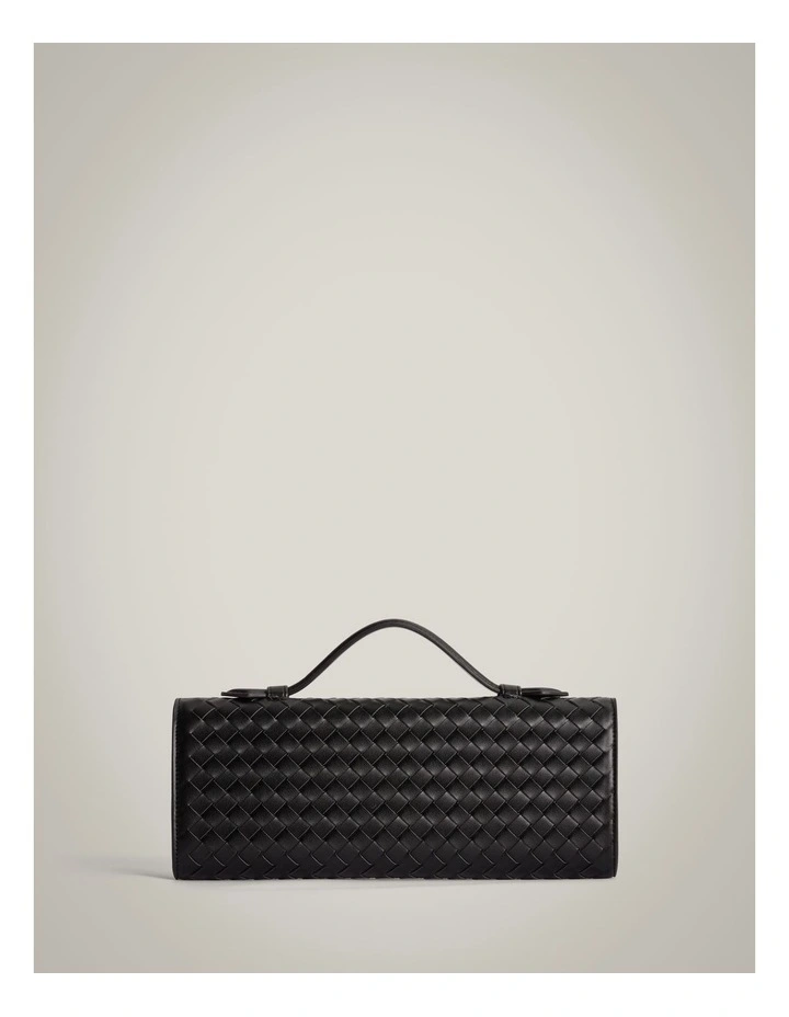 Erin Top Handle Bag in Black image 6