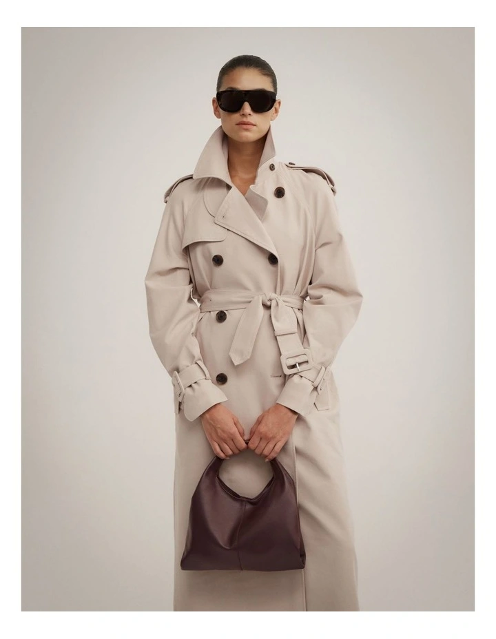 Hayden Mini Leather Bag in Brown image 2