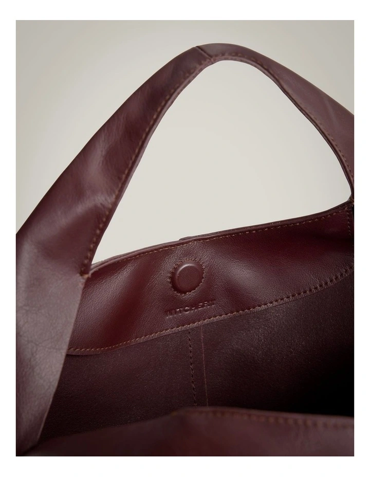 Hayden Mini Leather Bag in Brown image 5